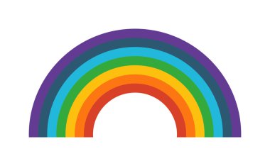 Gökkuşağı vektör illüstrasyonu