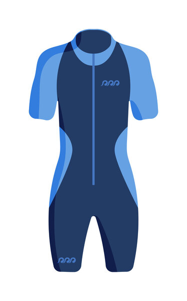 Scuba suit vector illustration.