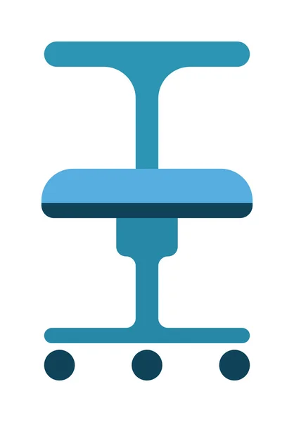 Mobilier chaise de bureau vecteur — Image vectorielle