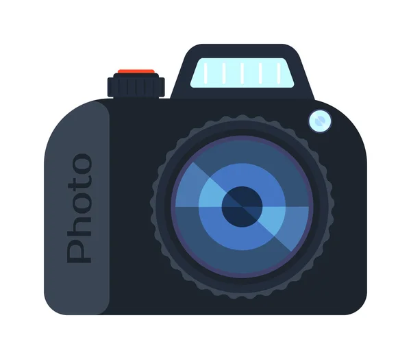 Câmera fotográfica digital isolada —  Vetores de Stock