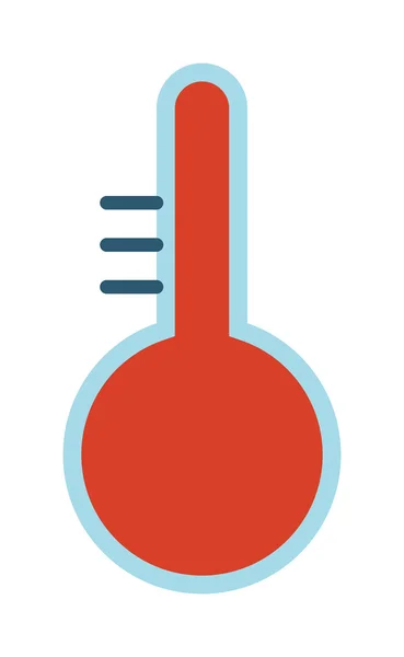 Ilustração do vetor de temperatura do termômetro — Vetor de Stock