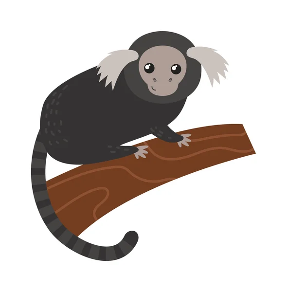 Illustration vectorielle du singe — Image vectorielle