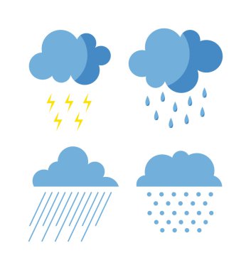 Hava simgeler kümesi vektör.