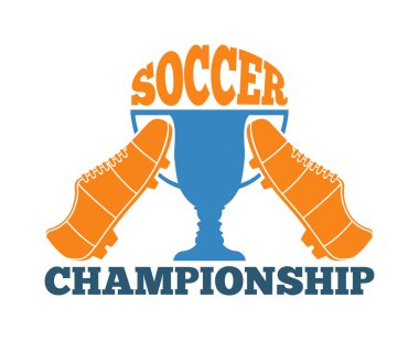 Futbol işareti vektör rozeti