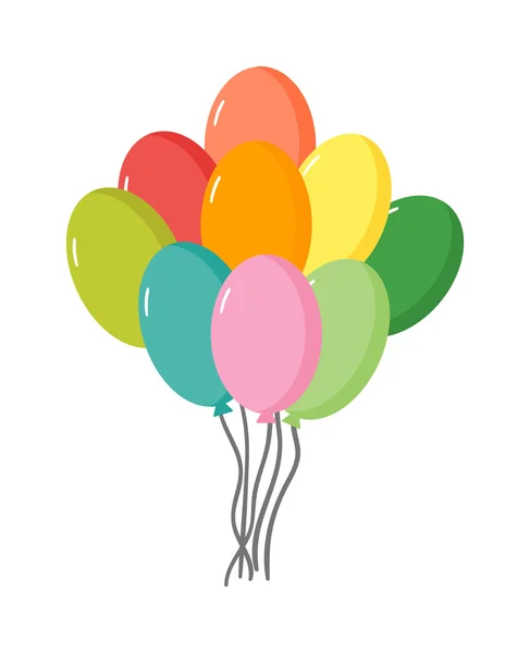 Luftballons Vektor Illustration — Stockvektor