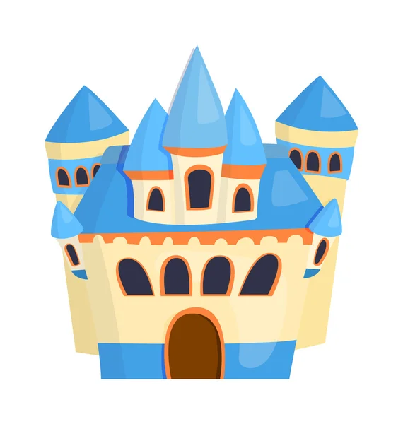 Castelo desenho animado vetor — Vetor de Stock