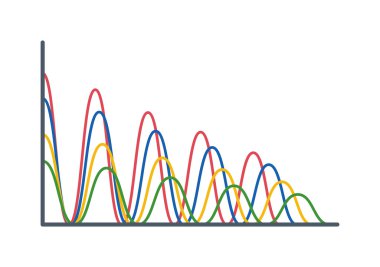İş verileri grafik analytics vektör