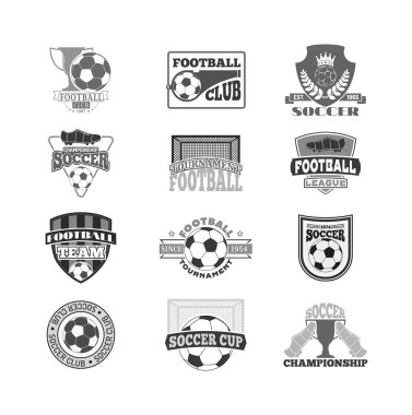 Futbol işareti vektör rozeti