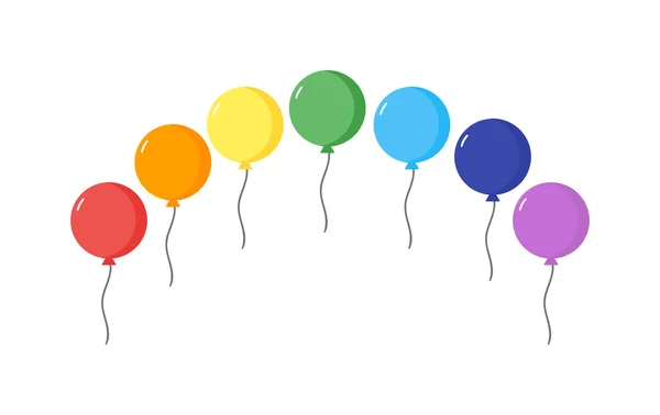 Ballonnen vector illustratie — Stockvector