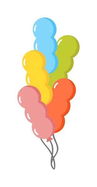 Globos vector ilustración — Vector de stock