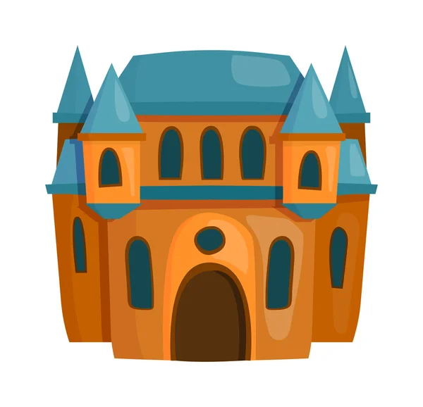 Castle cartoon vector — Stock Vector