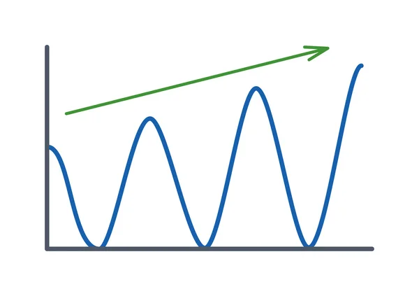 Datos empresariales vector analítico gráfico — Vector de stock