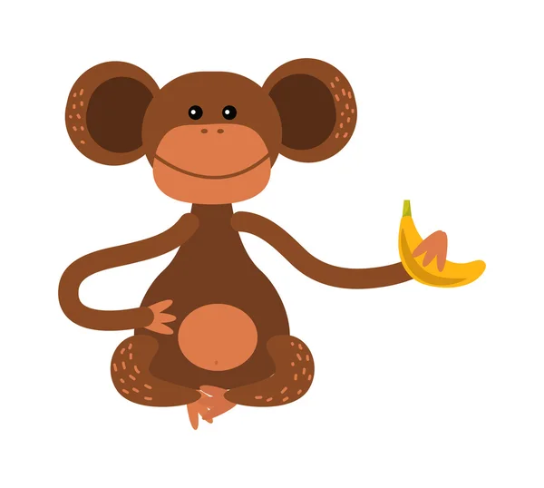 Мавпа Векторні ілюстрації — стоковий вектор