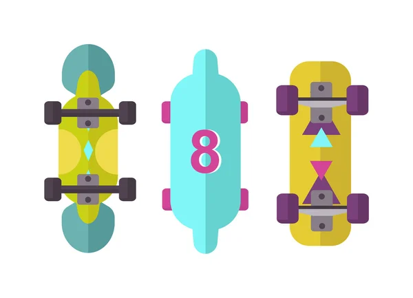 Skateboard board vector isolated