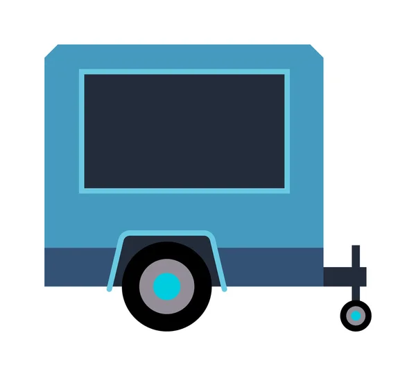 Trailer hus vektor illustration. — Stock vektor