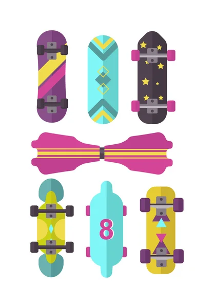 Skateboard vector aislado — Vector de stock