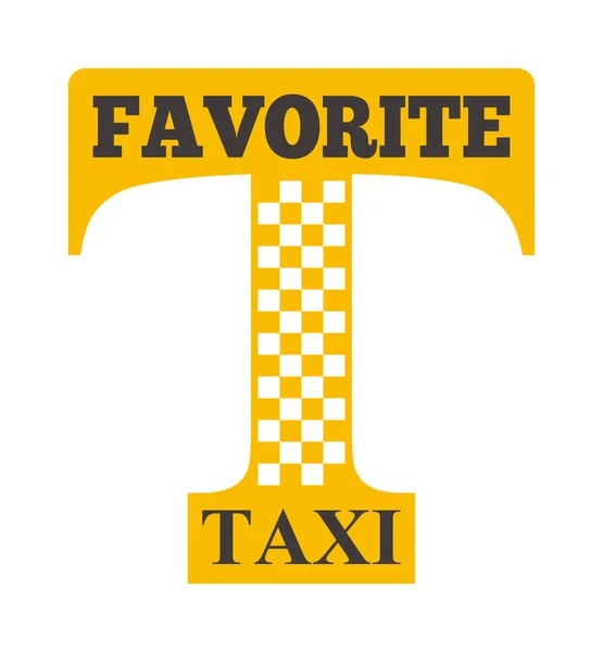 出租车标志徽章矢量 — 图库矢量图片