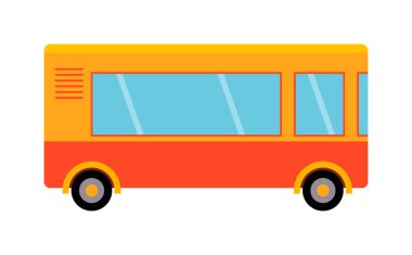 Gıda kamyon römork vektör