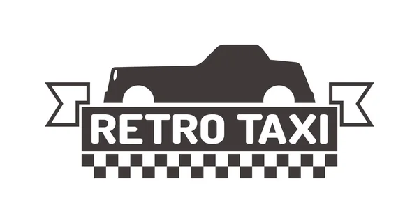 Taxi-logotypen emblem vektor — Stock vektor