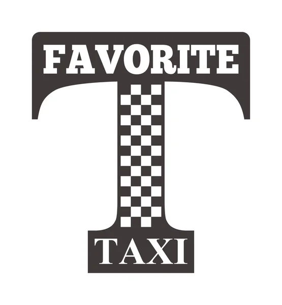 Ταξί λογότυπο badge διάνυσμα — Διανυσματικό Αρχείο