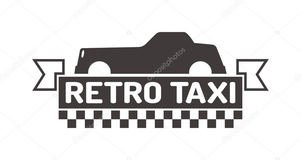 Vintage and modern taxi logos taxi label, taxi badge and design elements. Taxi service business sign template, icon, taxi logo corporate identity design element and vector object