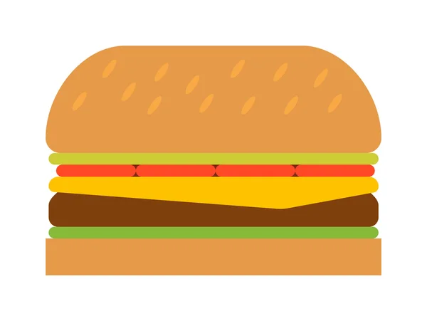 Hamburger snabbmat vektor — Stock vektor
