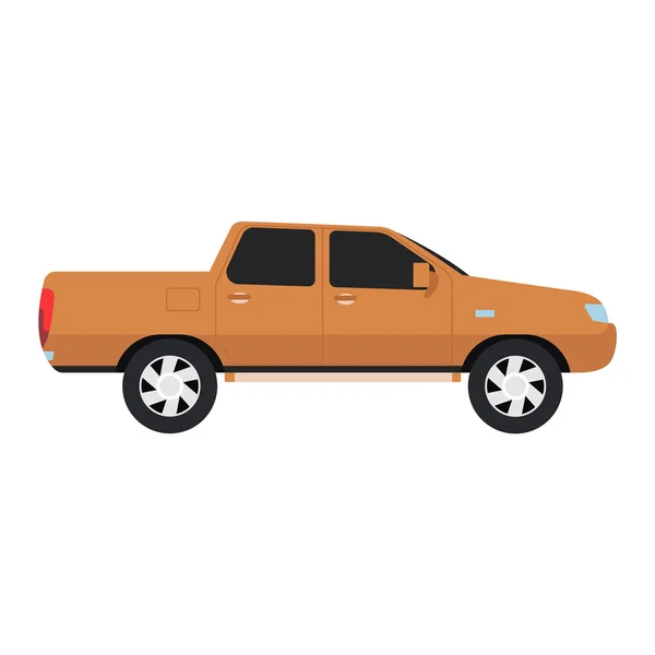Véhicule de camionnette de voiture — Image vectorielle