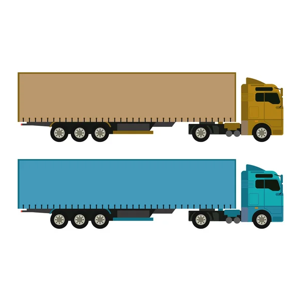 Carro de carga vector ilustración — Vector de stock
