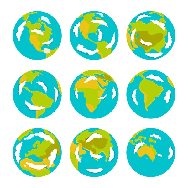 Globe icône de la terre vecteur — Image vectorielle