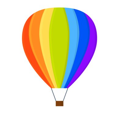 Ballon aerostat ulaşım vektör