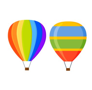 Ballon aerostat ulaşım vektör