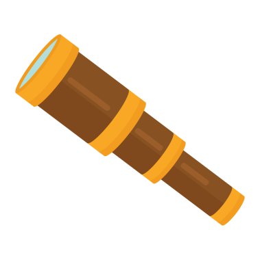 Spyglass vektör çizim.