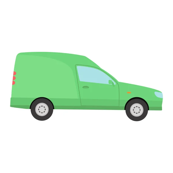 Mașină vechicle mini van transport — Vector de stoc