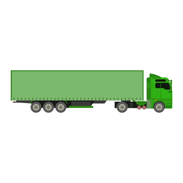 Illustrazione del vettore del camion del carico — Vettoriale Stock