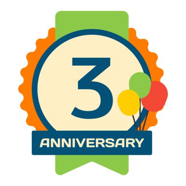 İyi ki doğdun rozetleri vektör simgesi