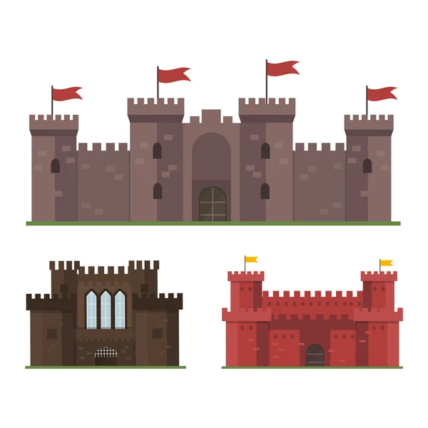 Slottets torn vektor byggnad — Stock vektor