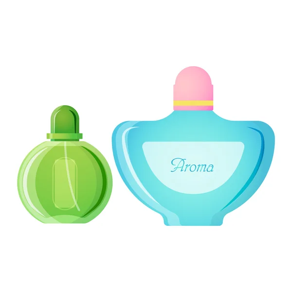 Parfum fles vector geïsoleerd — Stockvector