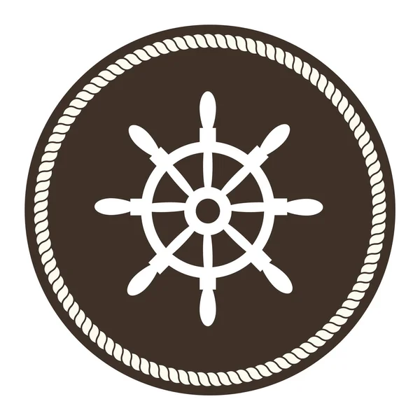 Symboles d'ancrage badge vectoriel — Image vectorielle