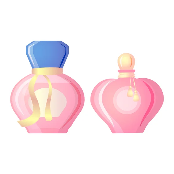 Perfume botella vector conjunto . — Vector de stock