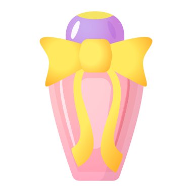 Parfüm şişesi vektör izole