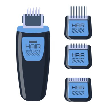 Elektrikli tıraş bıçağı jilet vektörü.