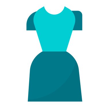 kadın elbise vektör çizim.