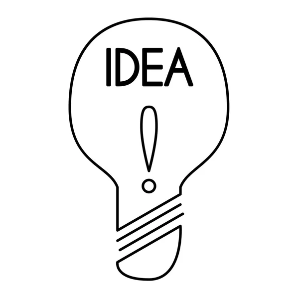 Idea lámpara vector icono — Archivo Imágenes Vectoriales