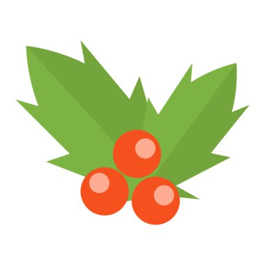 Noel berry vektör çizim.