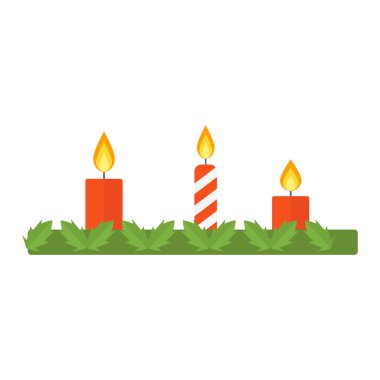 Christmas mum vektör çizim.