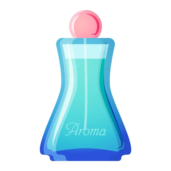 Frasco de perfume vector aislado — Vector de stock