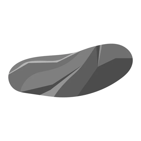 Roccia pietra vettoriale icona — Vettoriale Stock