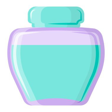 Kozmetik boş paket kutusu simge vektör