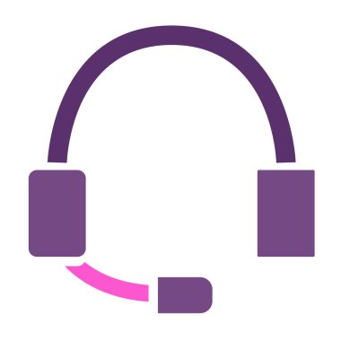 İzole mikrofon vektör simgeler