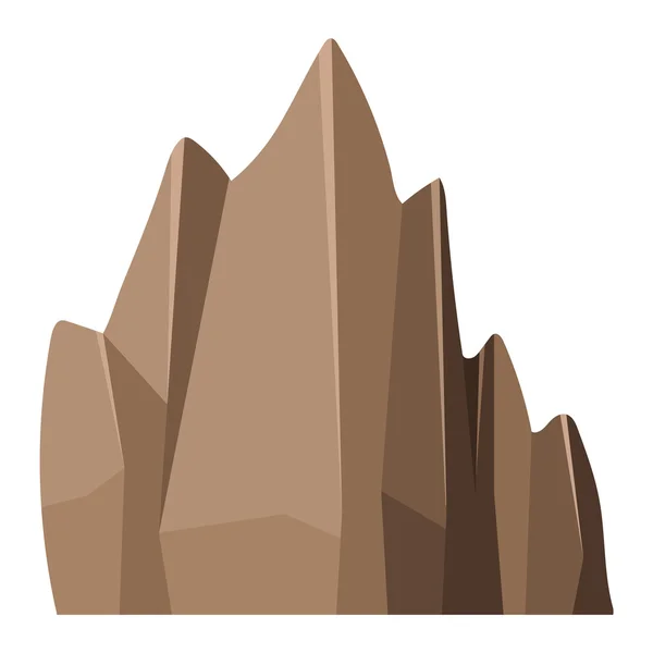 Ikone des Felssteinvektors — Stockvektor